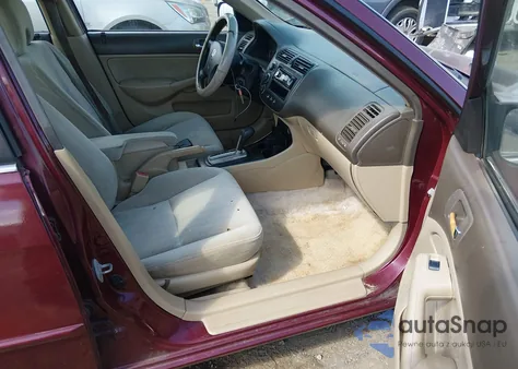 2003 Honda Civic Lx from USA, damaged, VIN 2HGES165X3H501293